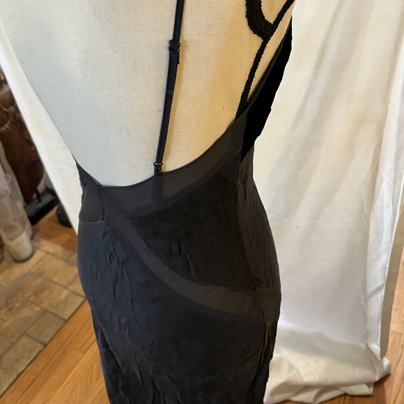 Vintage Y2K Victoria’s Secret Silk sheer cut out Dress 🖤 - Picture 3 of 10